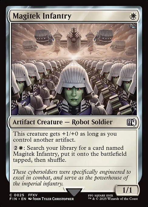 Magitek Infantry // MTG // FIN 25