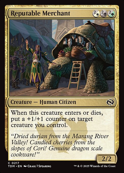 Reputable Merchant // Tarkir: Dragonstorm // TDM 217