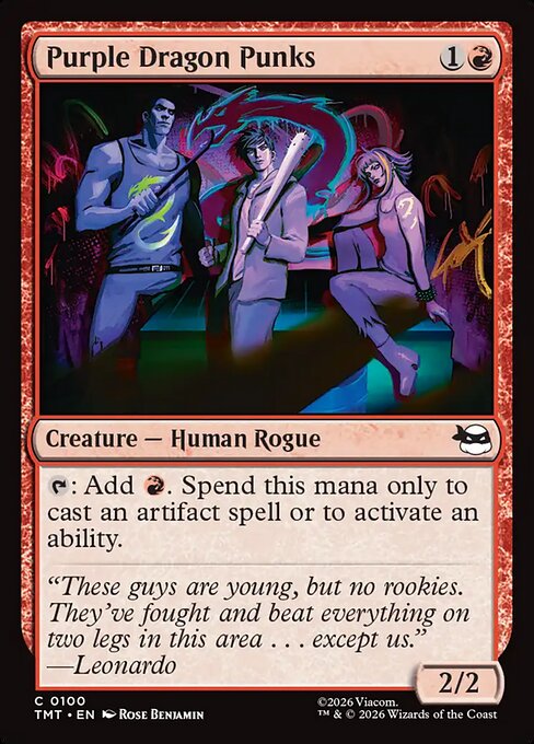 Purple Dragon Punks // MTG // TMT 100