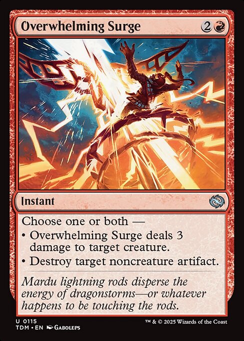 Overwhelming Surge // Tarkir: Dragonstorm // TDM 115