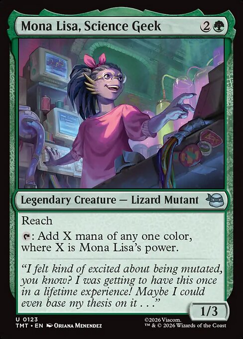 Mona Lisa, Science Geek // MTG // TMT 123