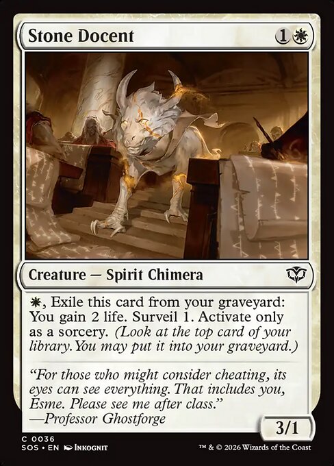 Stone Docent // Secrets of Strixhaven // SOS 36