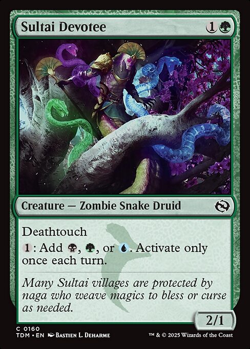 Sultai Devotee // Tarkir: Dragonstorm // TDM 160