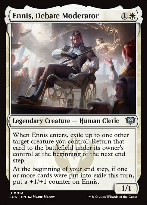 Ennis, Debate Moderator // Secrets of Strixhaven // SOS 14