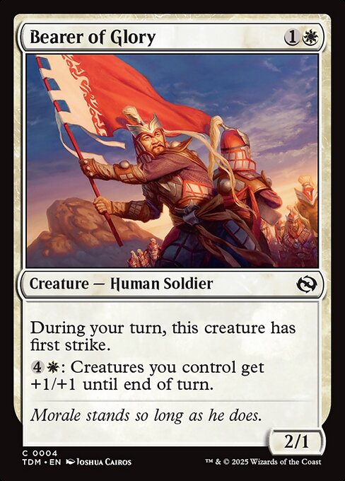 Bearer of Glory // Tarkir: Dragonstorm // TDM 4