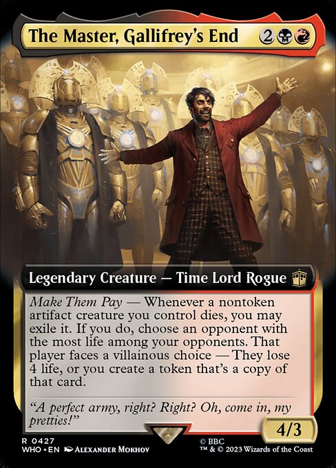 The Master, Gallifrey's End // Doctor Who // WHO 427