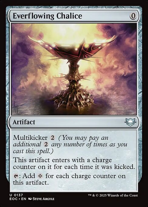 Everflowing Chalice // Edge of Eternities Commander // EOC 137