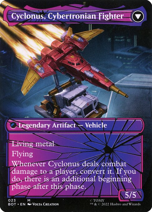 Cyclonus, the Saboteur // Cyclonus, Cybertronian Fighter // Transformers // BOT 23