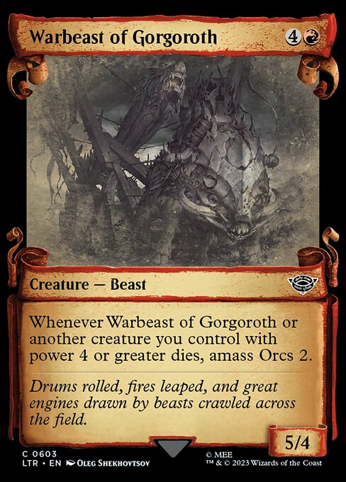 Warbeast of Gorgoroth // The Lord of the Rings: Tales of Middle-earth // LTR 603