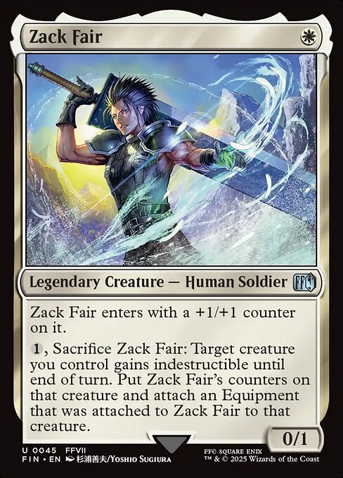 Zack Fair // Final Fantasy // FIN 45
