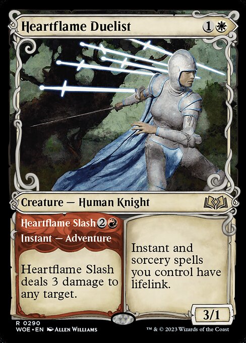 Heartflame Duelist // Heartflame Slash // Wilds of Eldraine // WOE 290