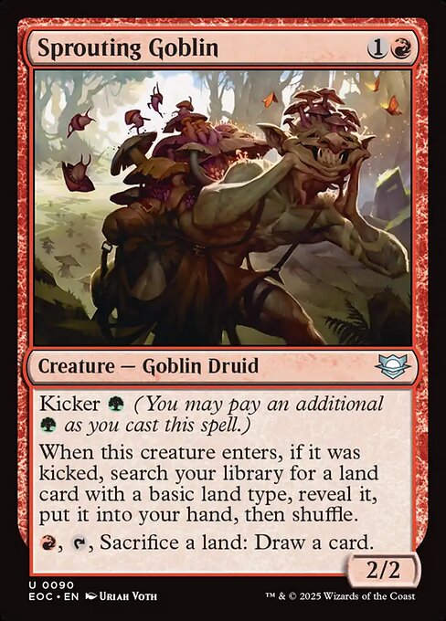 Sprouting Goblin // Edge of Eternities Commander // EOC 90