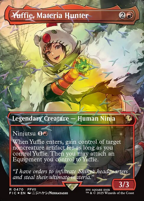 Yuffie, Materia Hunter // Final Fantasy Commander // FIC 470