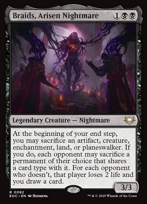 Braids, Arisen Nightmare // Edge of Eternities Commander // EOC 82