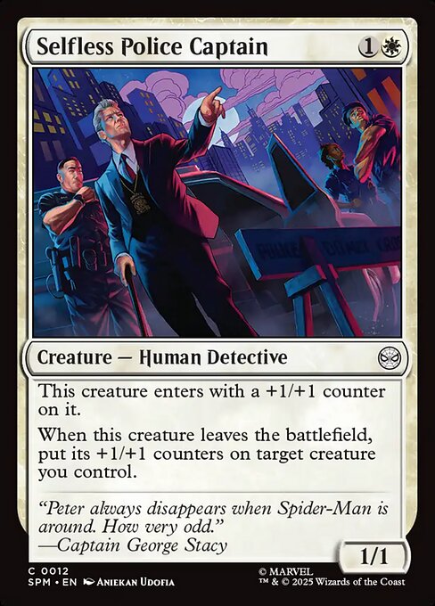 Selfless Police Captain // Marvel's Spider-Man // SPM 12
