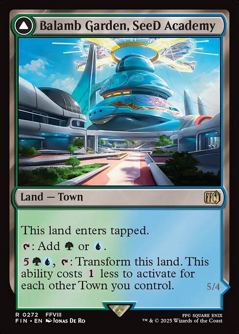 Balamb Garden, SeeD Academy // Balamb Garden, Airborne // Final Fantasy // FIN 272