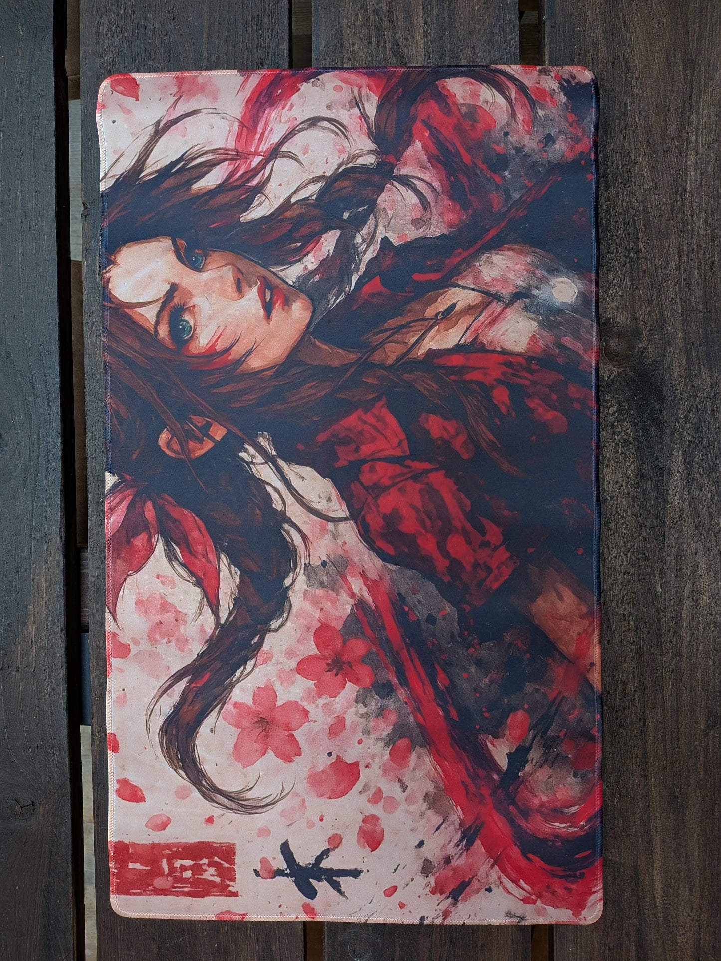 Aerith Gainsborough Playmat Final Fantasy VII 61x35cm Stitched