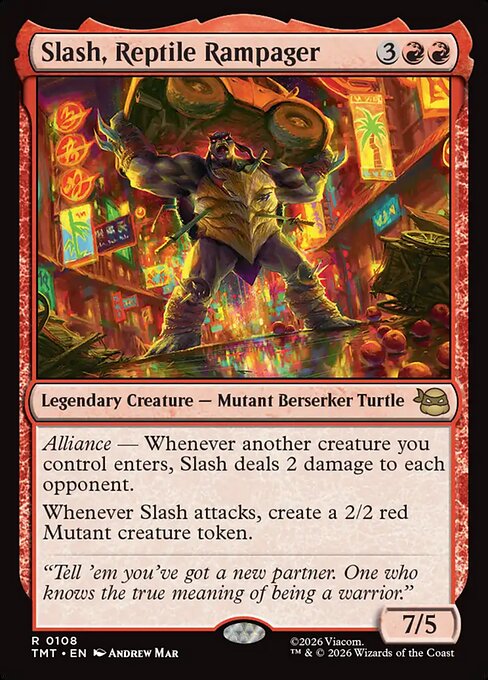 Slash, Reptile Rampager // Teenage Mutant Ninja Turtles // TMT 108