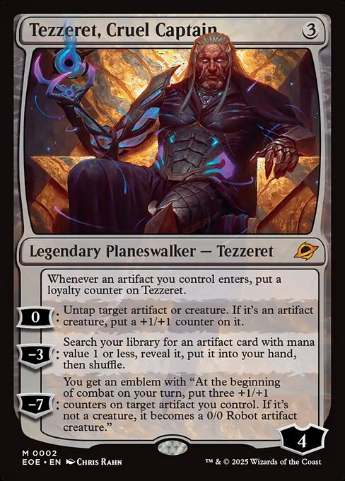 Tezzeret, Cruel Captain // Edge of Eternities // EOE 2