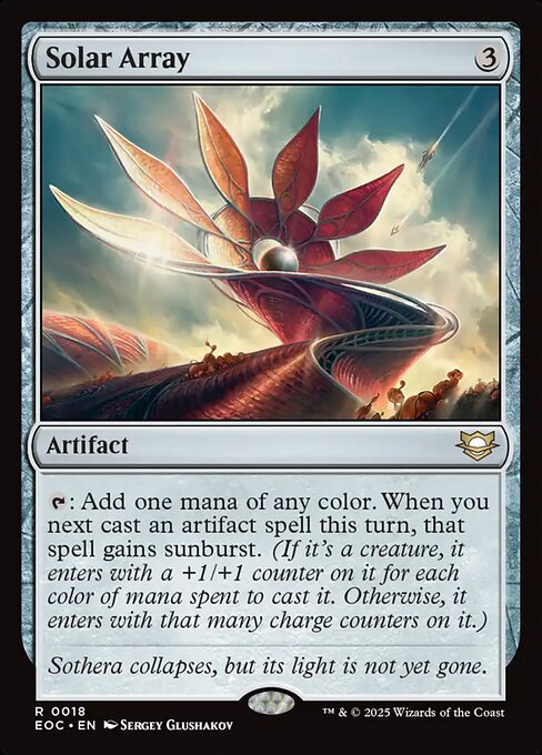 Solar Array // Edge of Eternities Commander // EOC 18