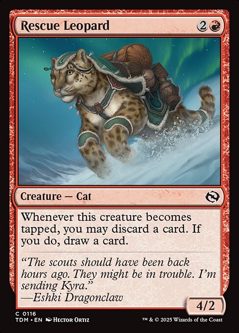 Rescue Leopard // Tarkir: Dragonstorm // TDM 116