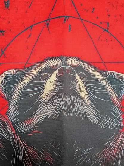 Black Eyed Sabbath Racoon Playmat 60x35cm
