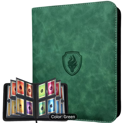 360 Capacity Card Binder Green