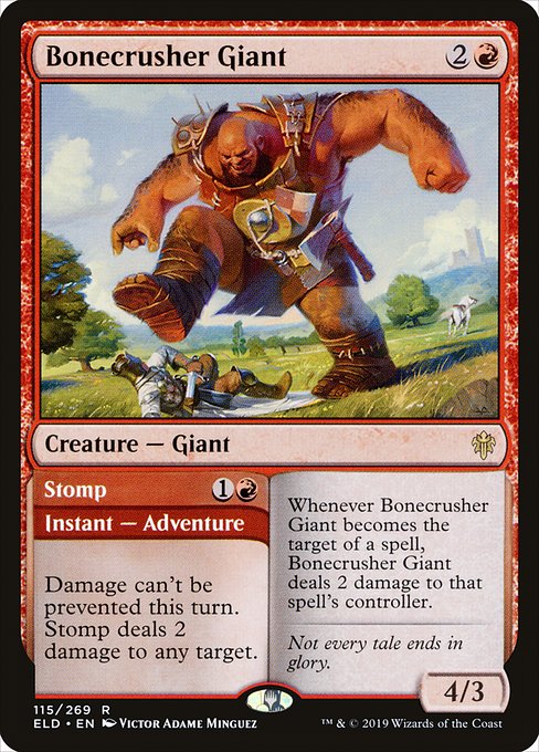Bonecrusher Giant // Stomp // Throne of Eldraine // ELD 115