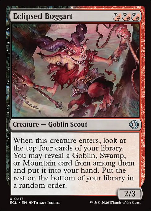 Eclipsed Boggart // Lorwyn Eclipsed // ECL 217