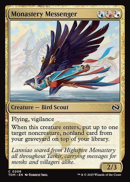 Monastery Messenger // Tarkir: Dragonstorm // TDM 208