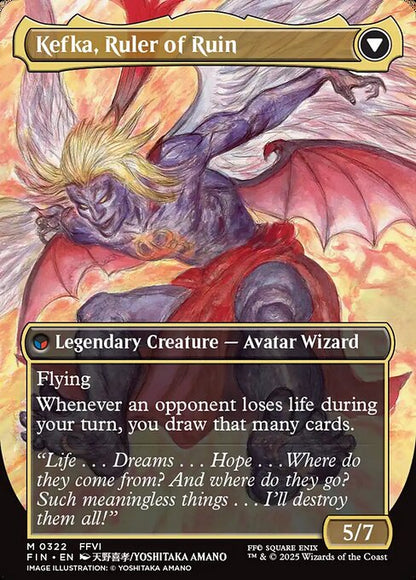 Kefka, Court Mage // Kefka, Ruler of Ruin // Final Fantasy // FIN 322