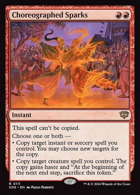 Choreographed Sparks // Secrets of Strixhaven // SOS 111
