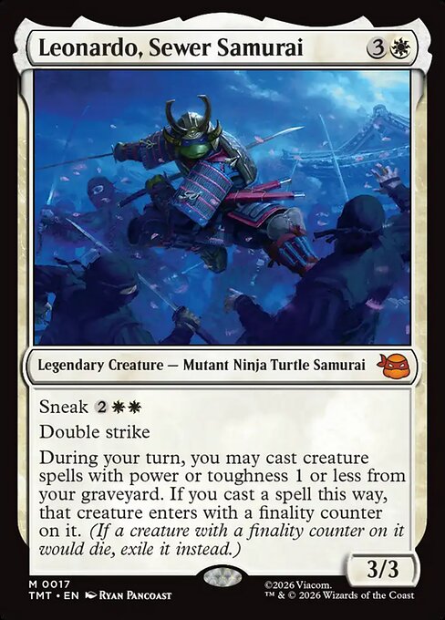 Leonardo, Sewer Samurai // Teenage Mutant Ninja Turtles // TMT 17