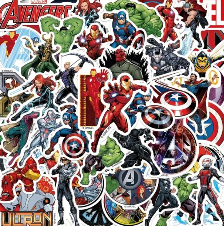 52 Marvel Avengers Stickers