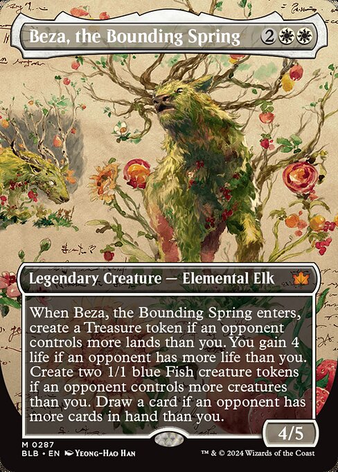Beza, the Bounding Spring // Bloomburrow // BLB 287