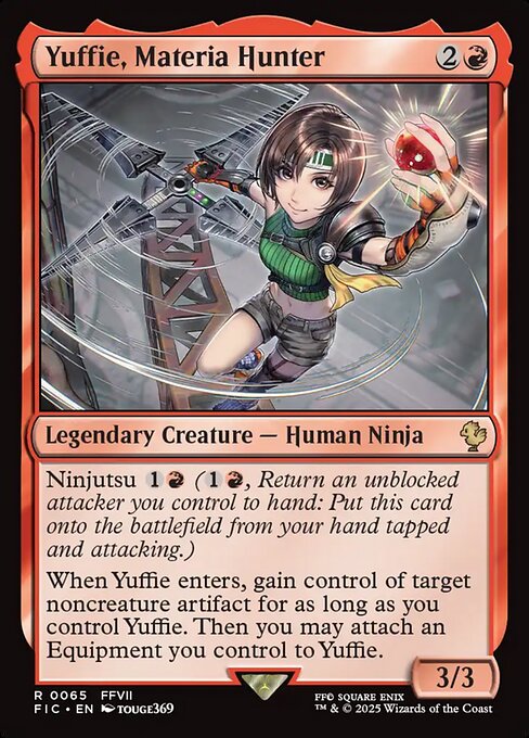 Yuffie, Materia Hunter // Final Fantasy Commander // FIC 65