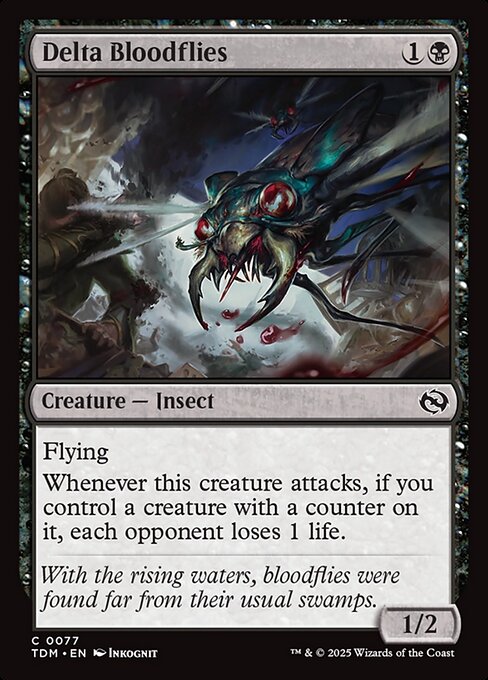 Delta Bloodflies // Tarkir: Dragonstorm // TDM 77