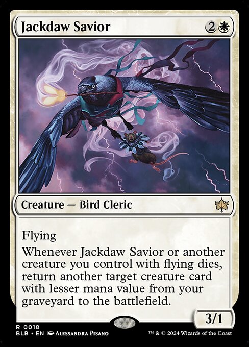 Jackdaw Savior // Bloomburrow // BLB 18
