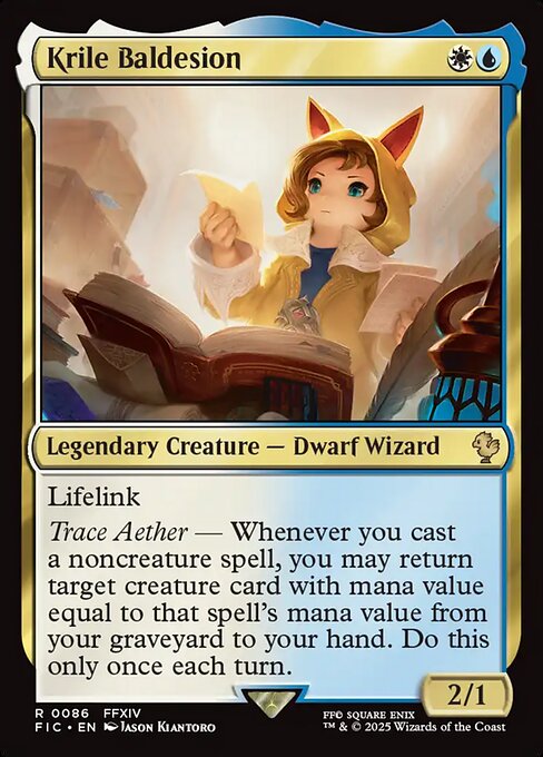 Krile Baldesion // Final Fantasy Commander // FIC 86