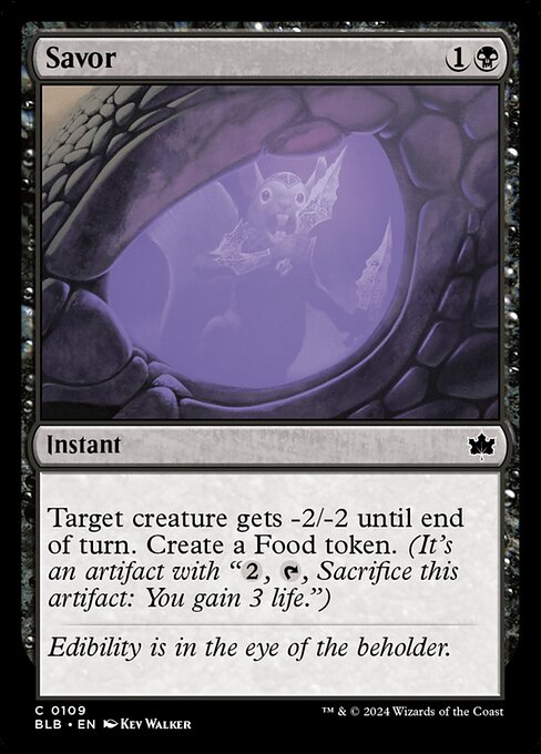 Savor // Bloomburrow // BLB 109