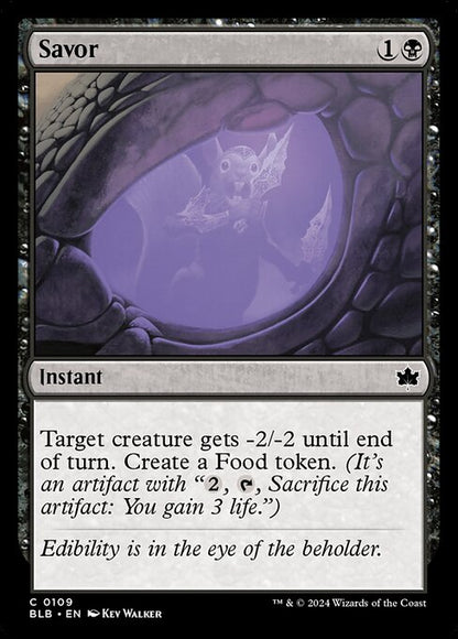 Savor // Bloomburrow // BLB 109