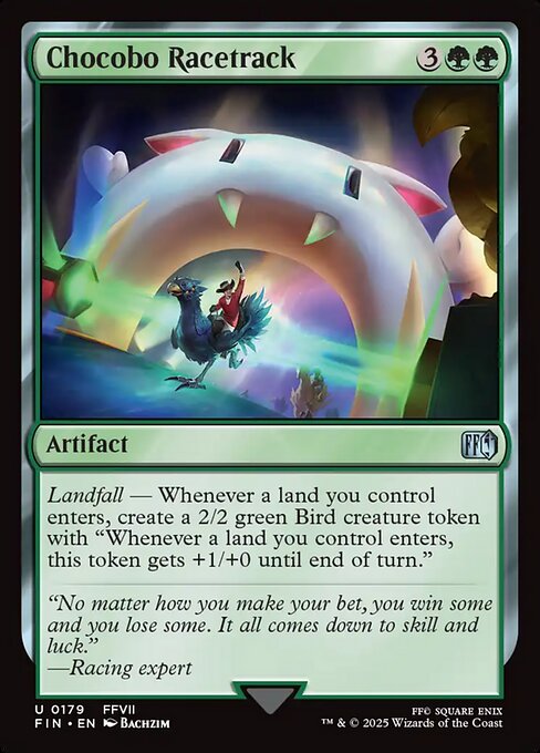 Chocobo Racetrack // Final Fantasy // FIN 179