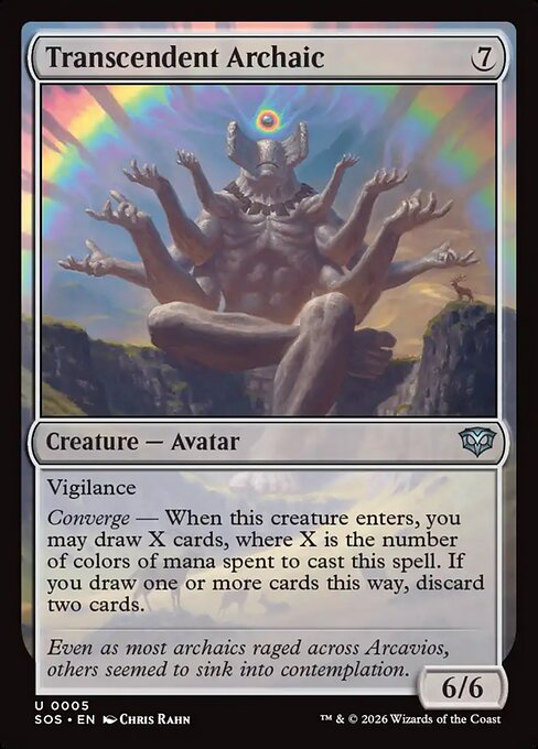 Transcendent Archaic // Secrets of Strixhaven // SOS 5