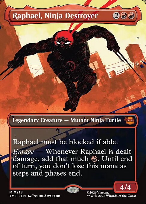 Raphael, Ninja Destroyer // Teenage Mutant Ninja Turtles // TMT 218
