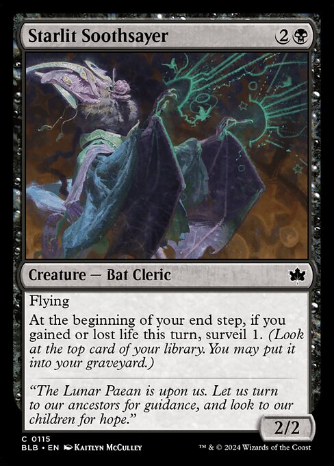 Starlit Soothsayer // Bloomburrow // BLB 115