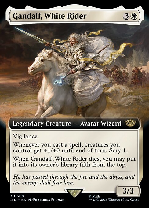 Gandalf, White Rider // The Lord of the Rings: Tales of Middle-earth // LTR 389