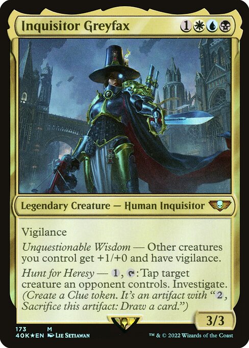 Inquisitor Greyfax // Warhammer 40,000 Commander // 40K 173