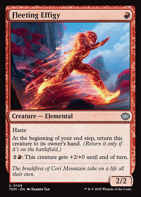 Fleeting Effigy // Tarkir: Dragonstorm // TDM 108