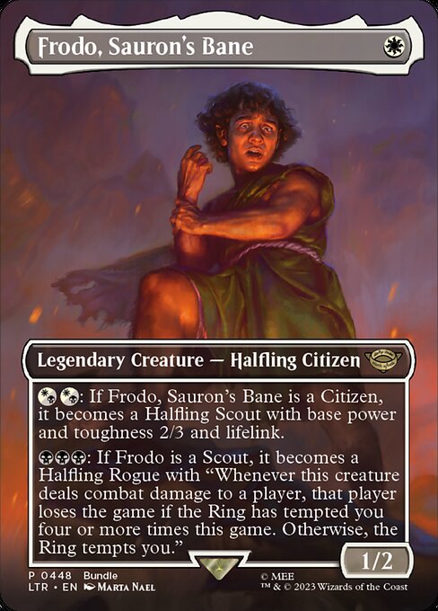Frodo, Sauron's Bane // The Lord of the Rings: Tales of Middle-earth // LTR 448