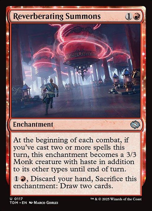 Reverberating Summons // Tarkir: Dragonstorm // TDM 117